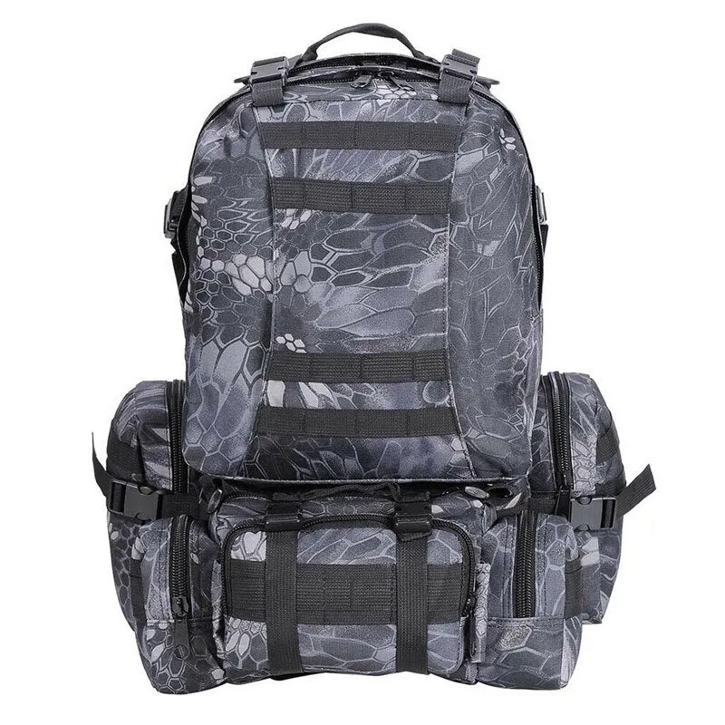 55L Camping Sport Practical Hiking Backpack Large Capacity Rucksack Trekking