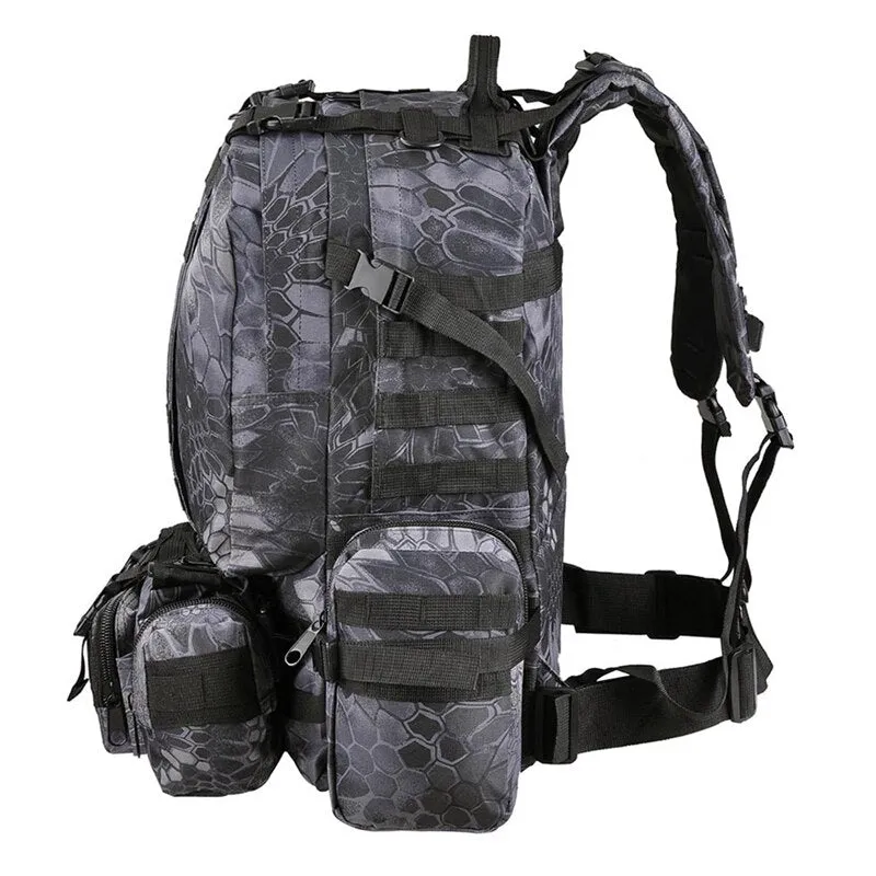 55L Camping Sport Practical Hiking Backpack Large Capacity Rucksack Trekking