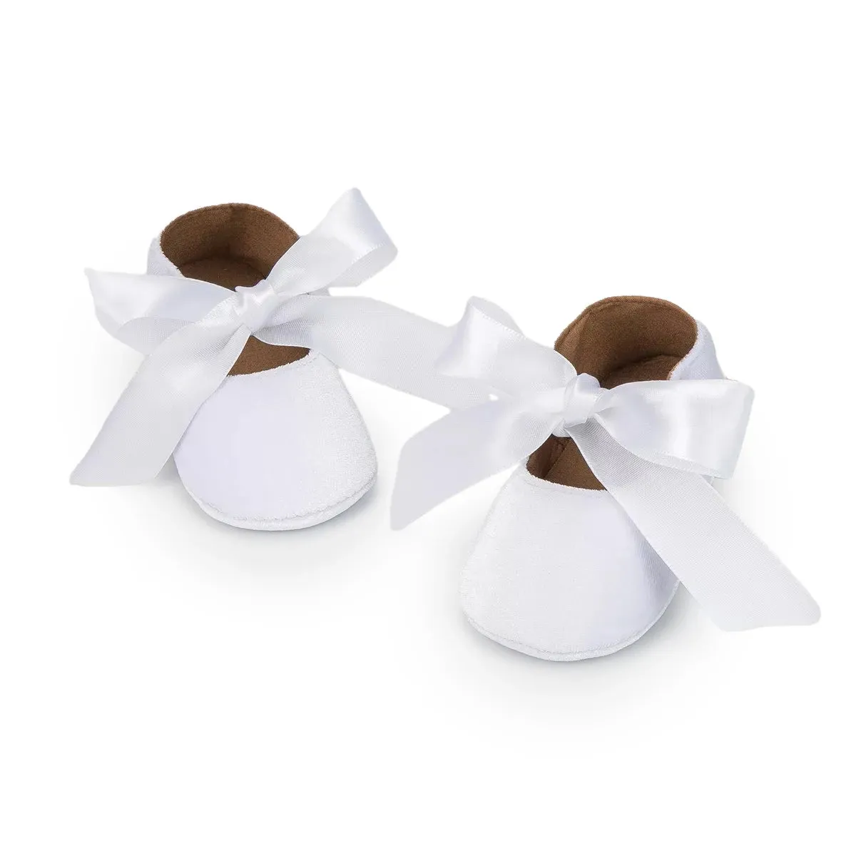 Baby Girl Ribbon Bow Velvet Shoes