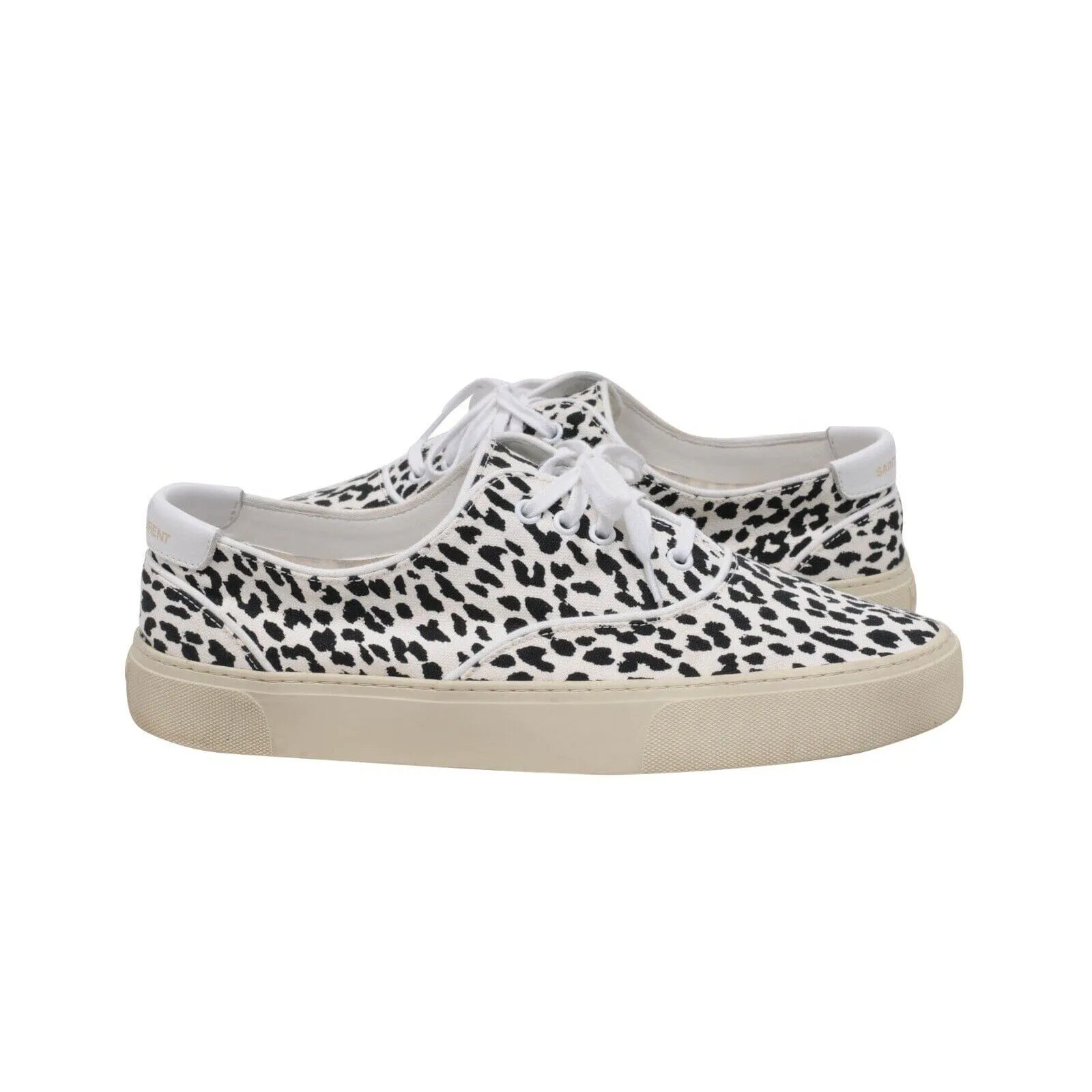 Babycat Venice Sneakers White Black Leopard Low Tops