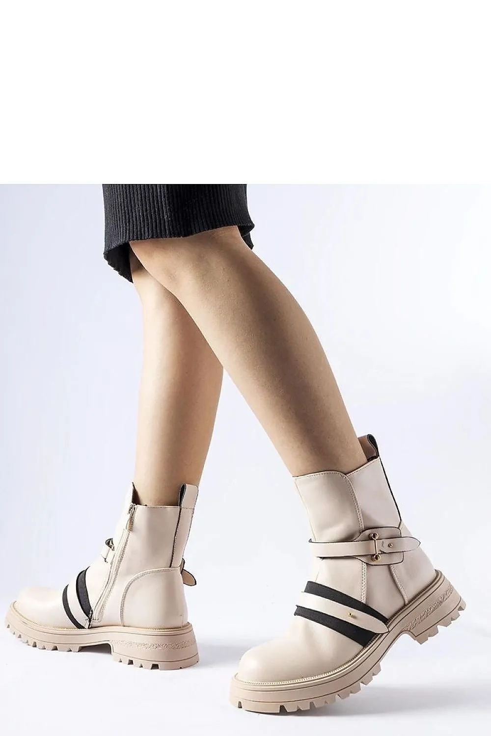 Black insulated ankle boots
