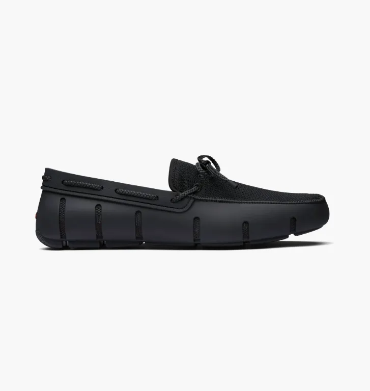 Braided Lace Loafer Black - SWIMS