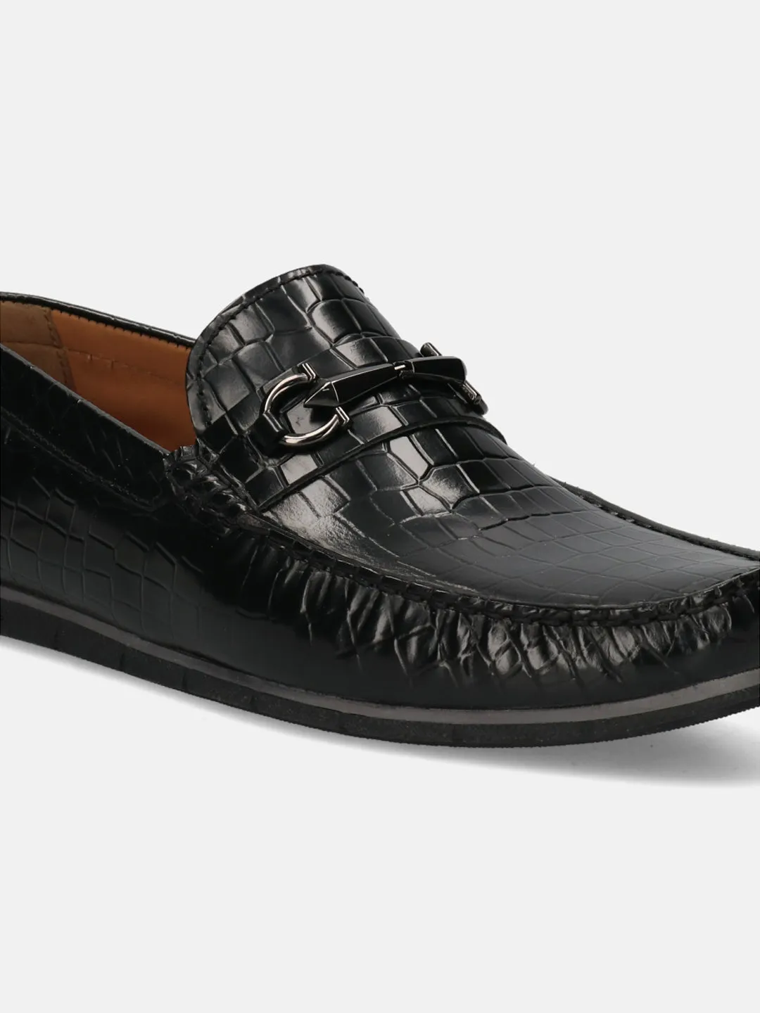 bugatti Black Loafers