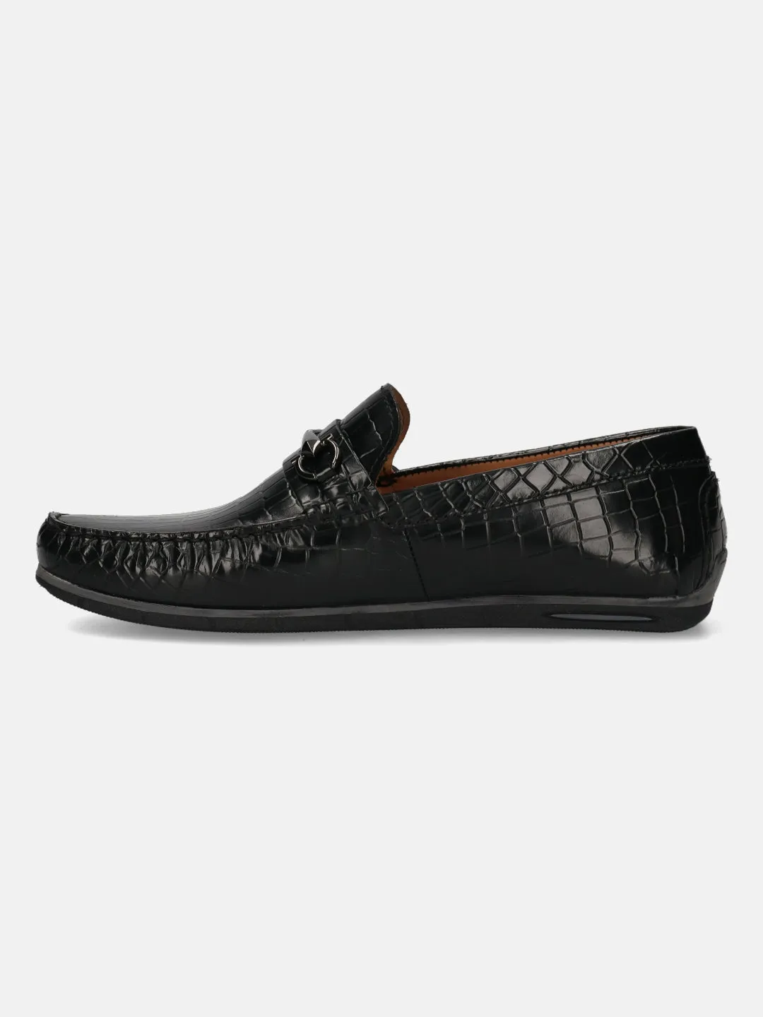 bugatti Black Loafers