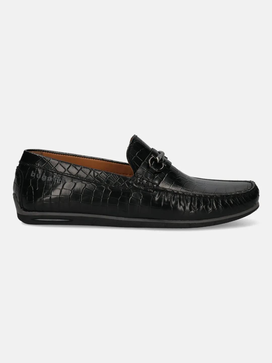 bugatti Black Loafers