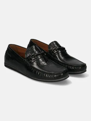 bugatti Black Loafers