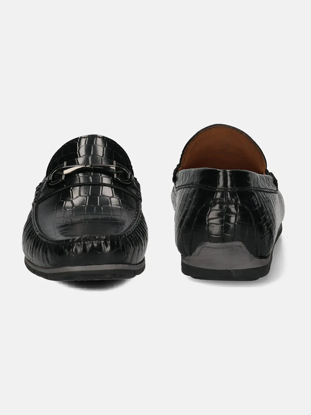 bugatti Black Loafers