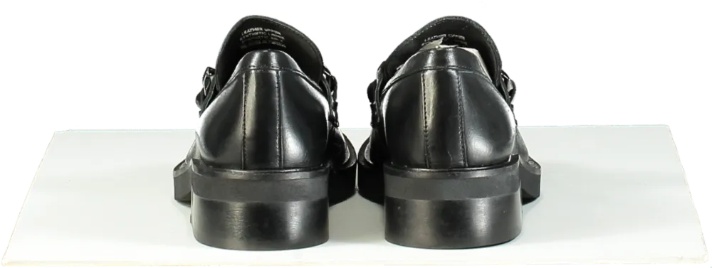 Carvela Black Lock Loafer Leather Casuals UK 3 EU 36