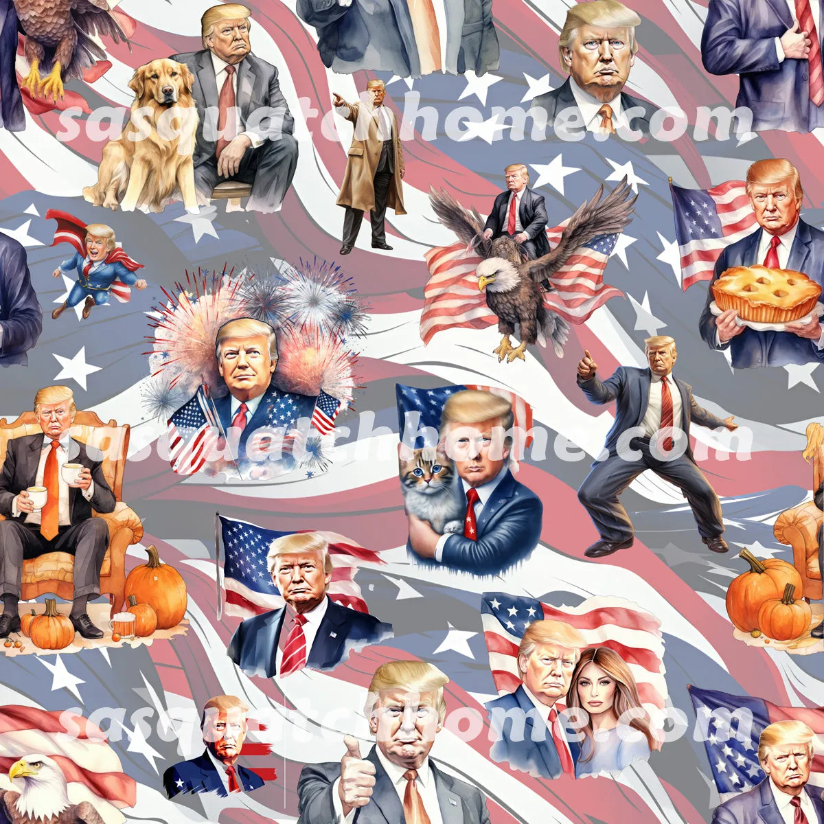 Children's Cotton Flannel Slippers - Donald Trump Designs