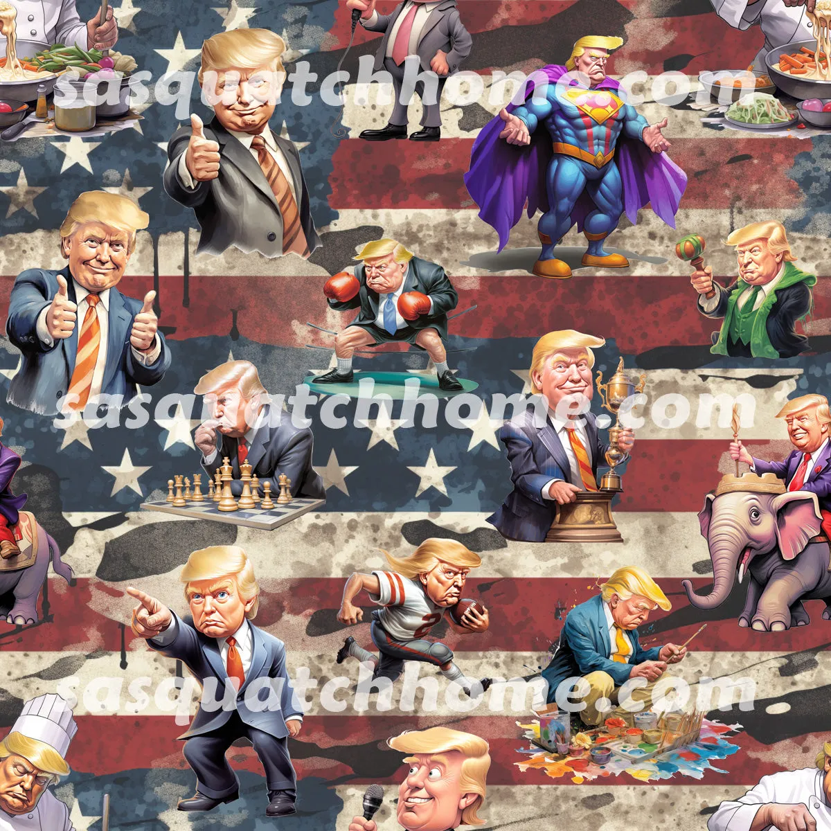Children's Cotton Flannel Slippers - Donald Trump Designs