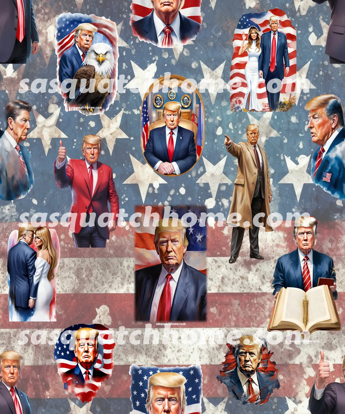 Children's Cotton Flannel Slippers - Donald Trump Designs