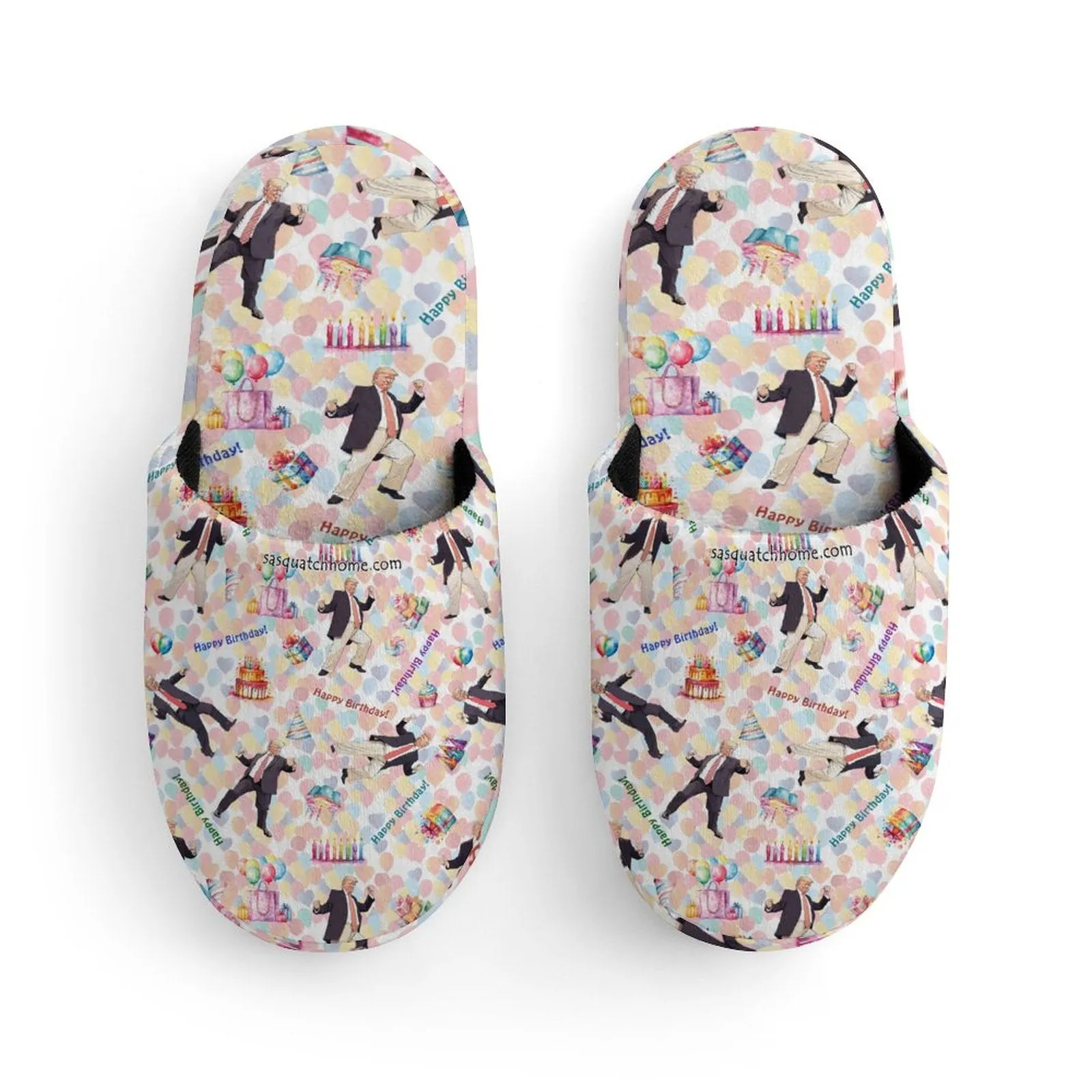 Children's Cotton Flannel Slippers - Donald Trump Designs