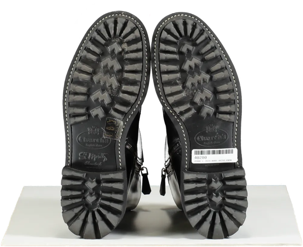 Church's Black Leather Combat Boots UK 3.5 EU 36.5 👠