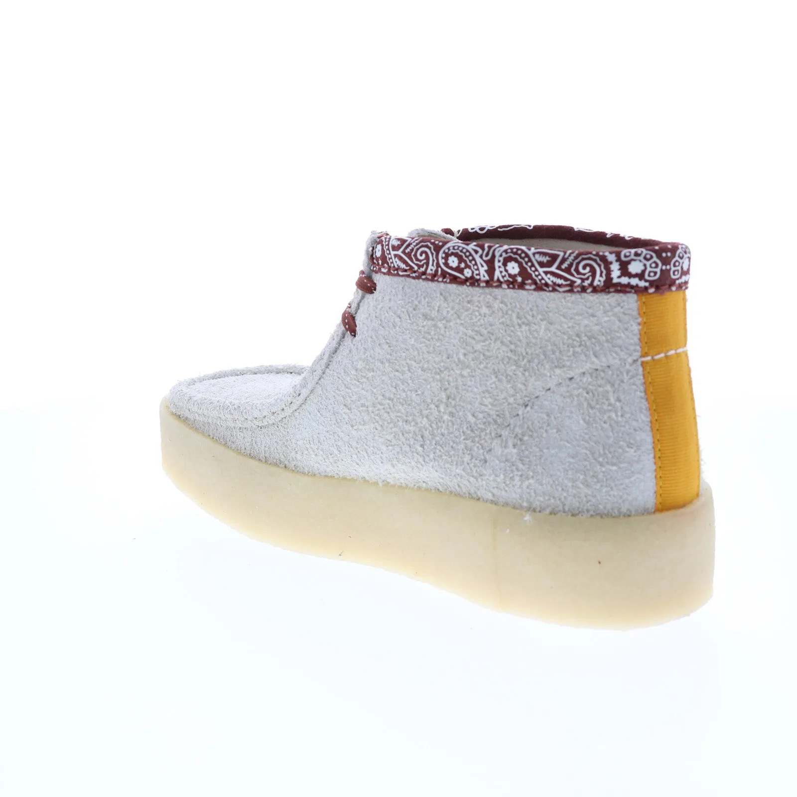 Clarks Originals Wallabee Cup Boots Men's White Interest Suede S 26167977