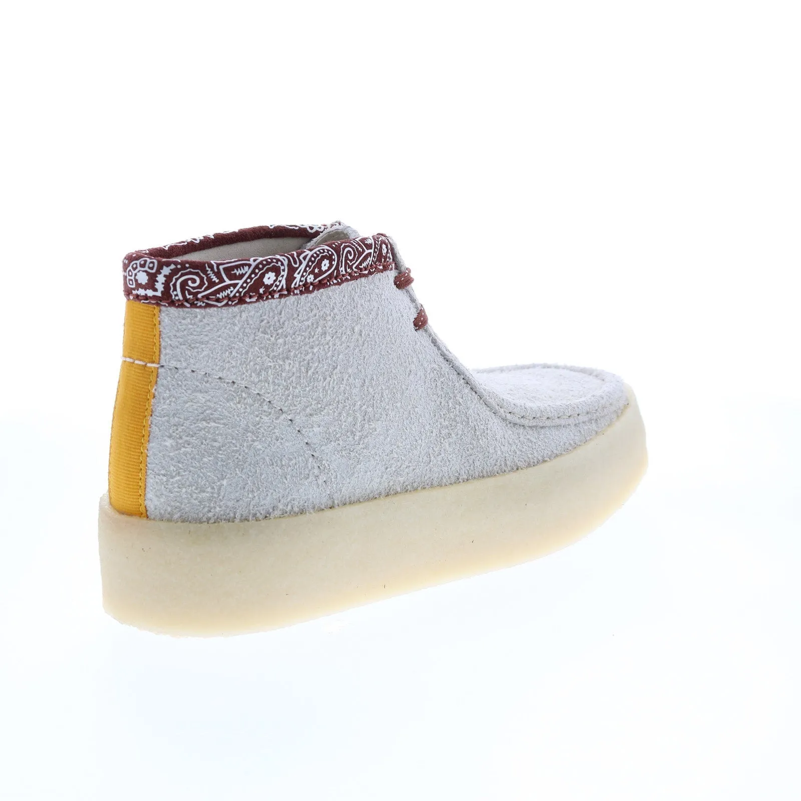 Clarks Originals Wallabee Cup Boots Men's White Interest Suede S 26167977