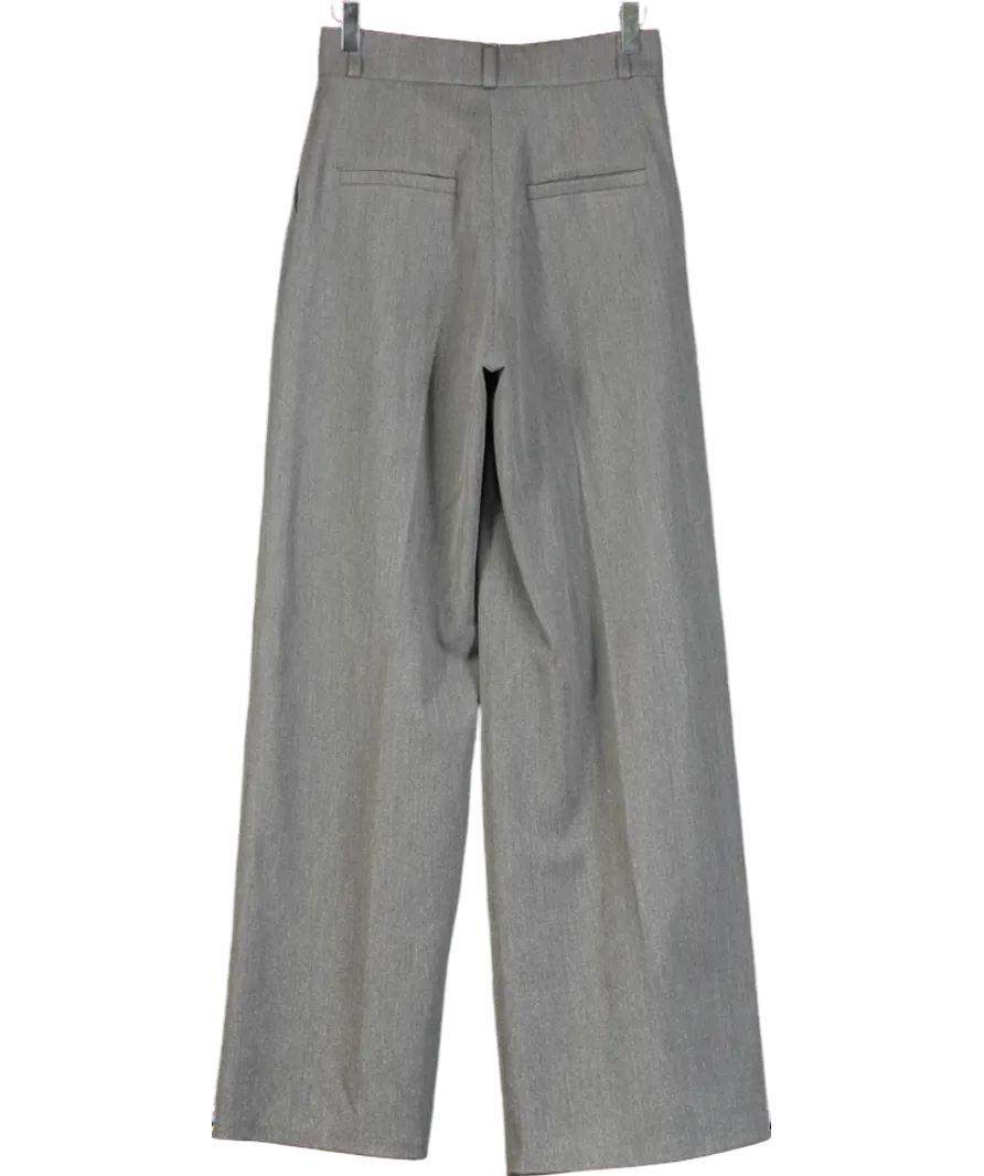 COOSH Grey Flare Palazzo Wrapped Pants UK XS