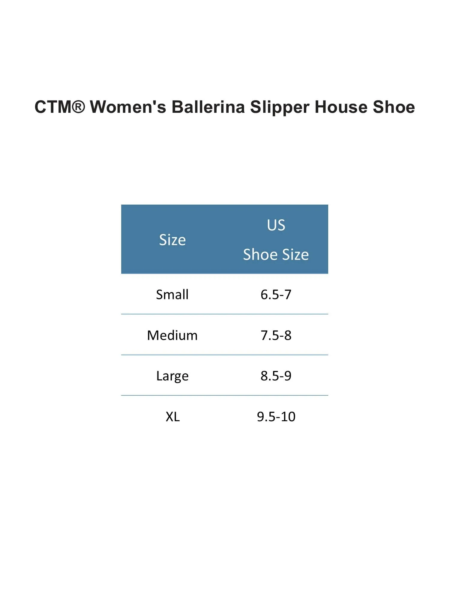 CTM® Women's Floral Embroidered Terry Ballerina Slipper House Shoe