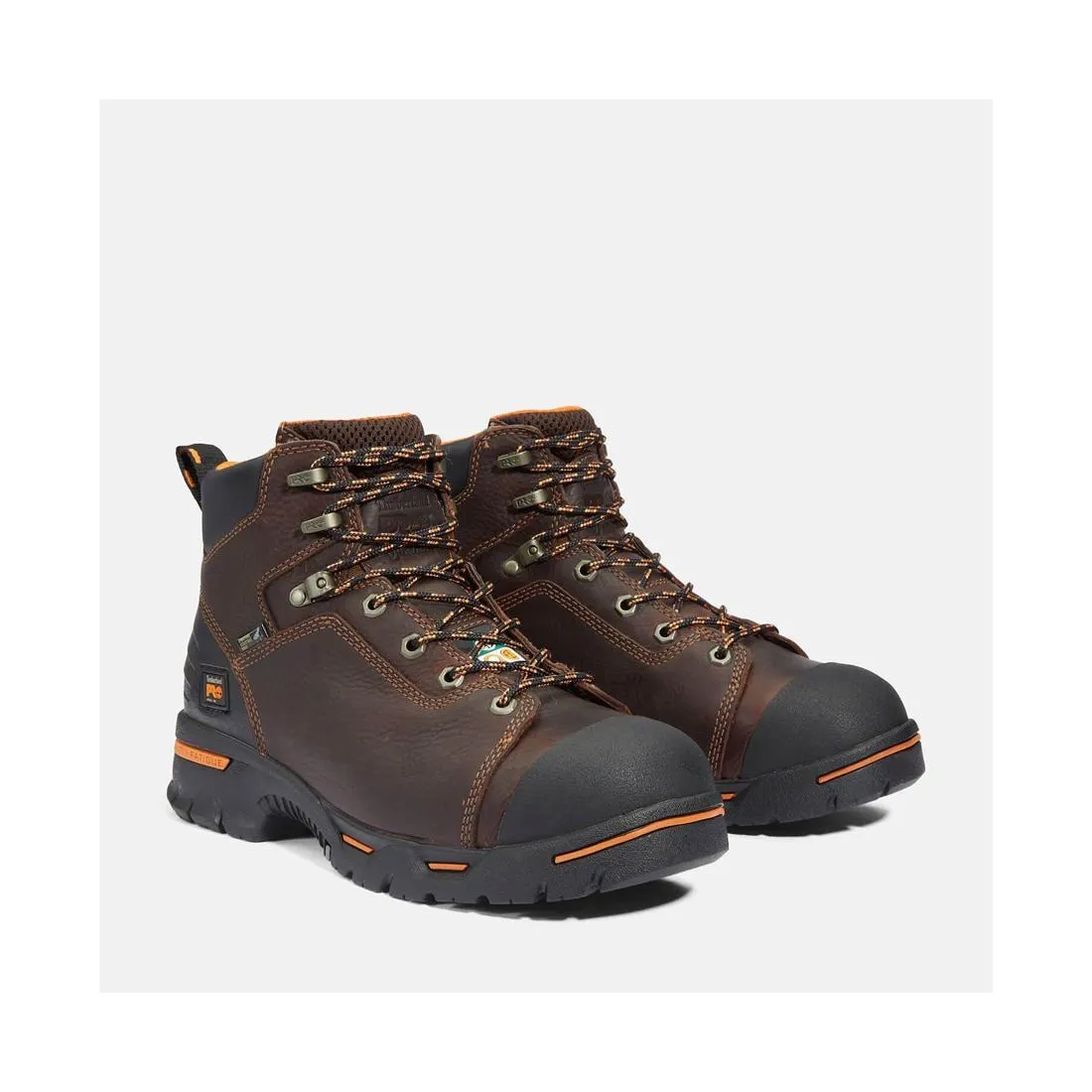 Endurance 6 Inch Steel-Toe PR Work Boot Brown