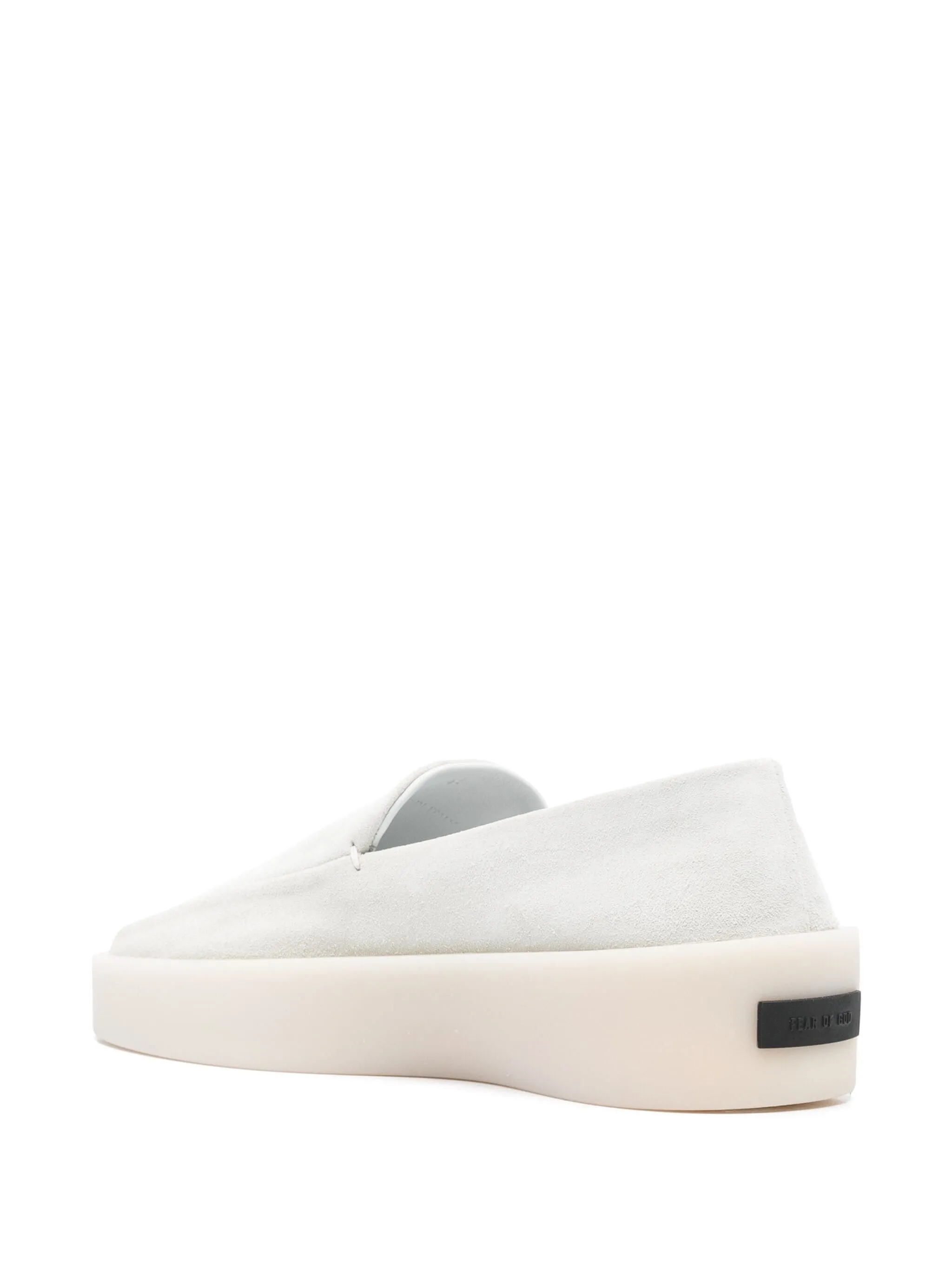 FEAR OF GOD Slip On Suede Loafers Dove Grey
