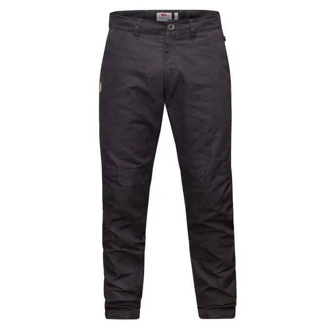FJÄLLRÄVEN Men's Sormland Winter Tapered Trousers - Dark Grey
