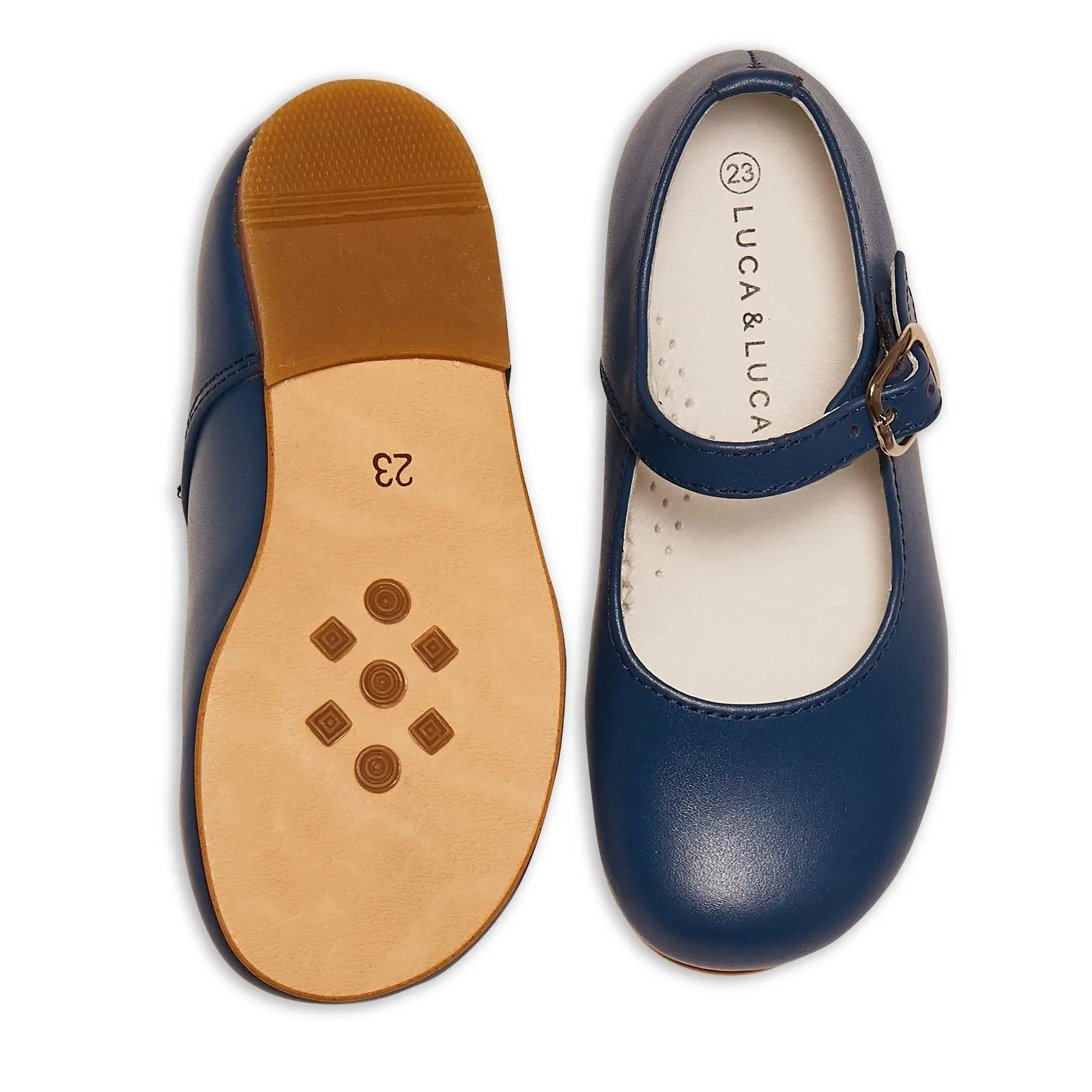 FRENCH BLUE MARY-JANE SHOES