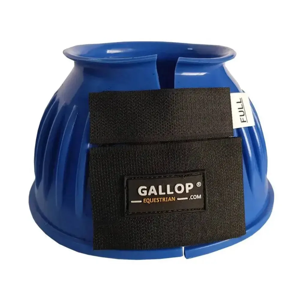 Gallop Double Taped PVC Ribbed Over Reach Boots