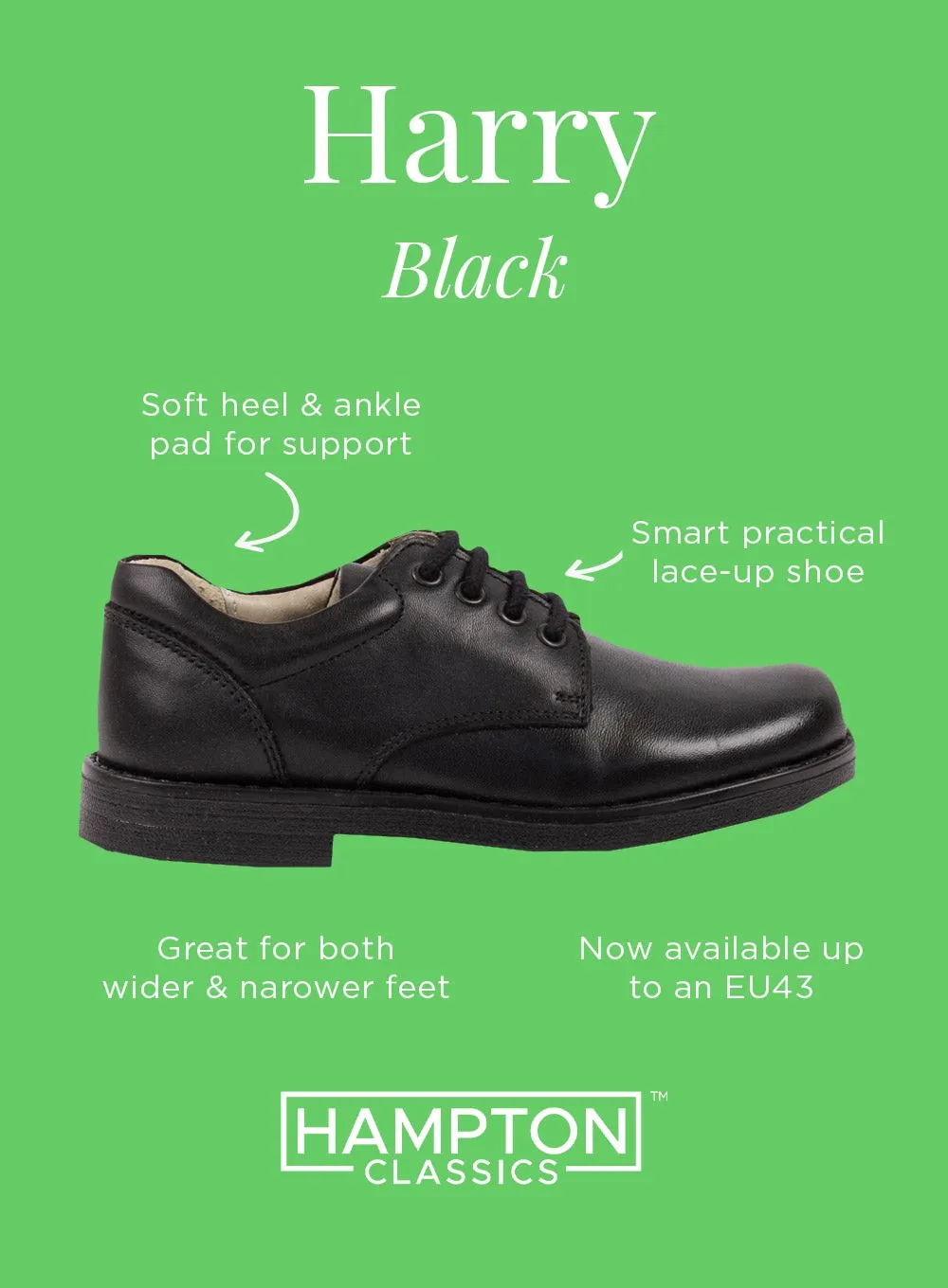 Hampton Classics Harry School Shoes