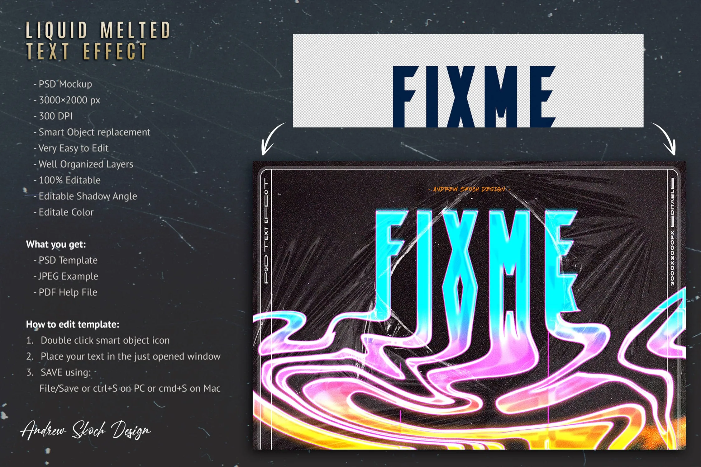 Liquid Melted Text Effects vol 2