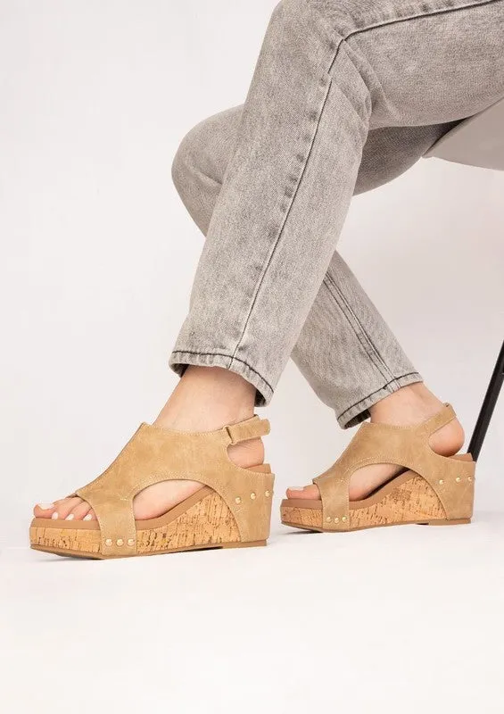 Makers HANNAH THICK SOLE ROMAN WEDGES - PLATFORMS