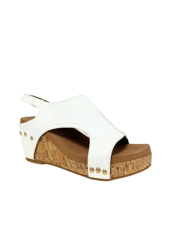 Makers HANNAH THICK SOLE ROMAN WEDGES - PLATFORMS