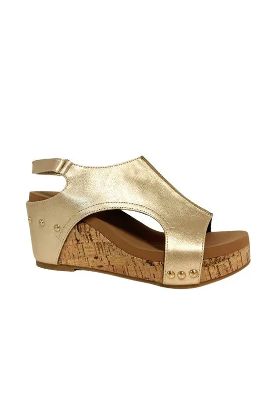 Makers HANNAH THICK SOLE ROMAN WEDGES - PLATFORMS