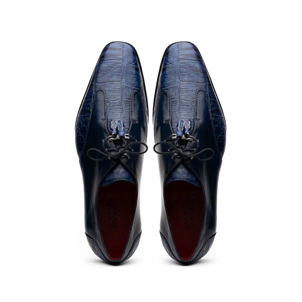 Marco Di Milano Anzio Alligator and Leather Blue Jeans