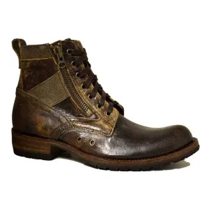 Men's Biker Boots Sendra 10111 Brown Vintage Leather available size 40