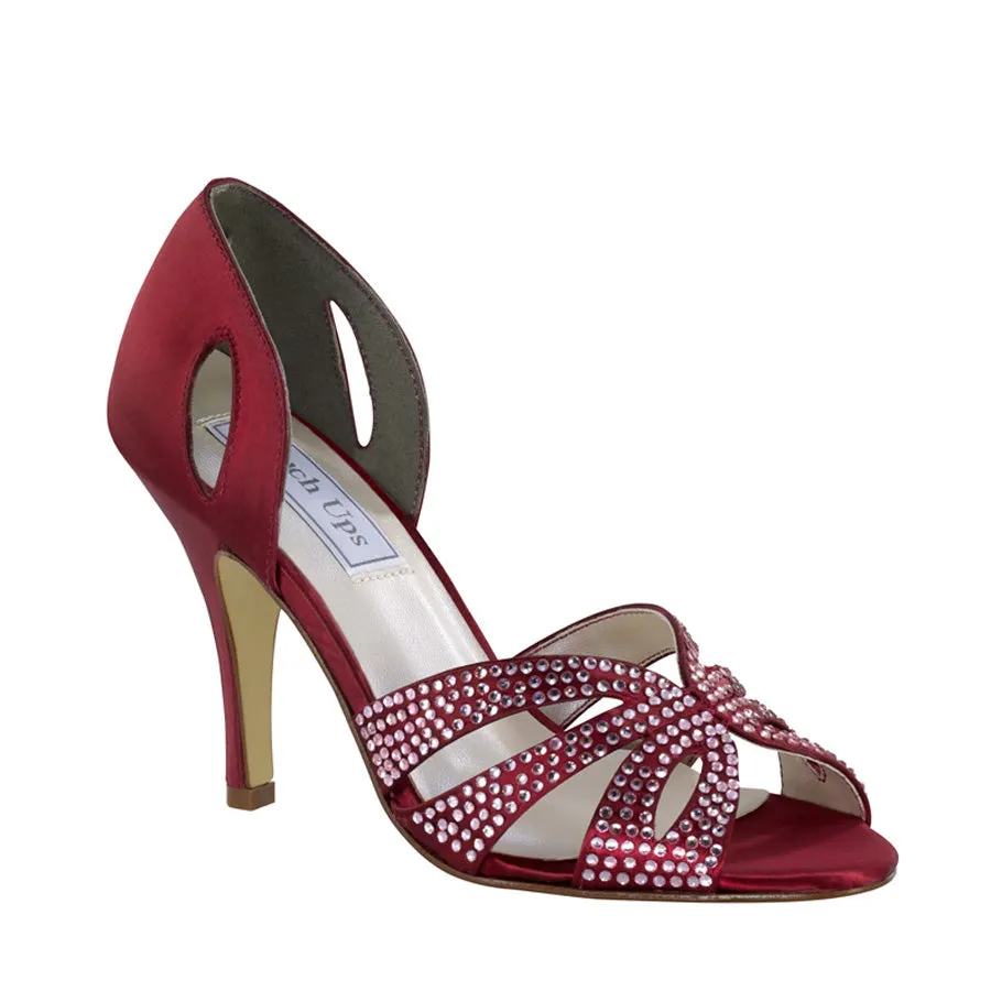 Poise Satin Embellished Pump