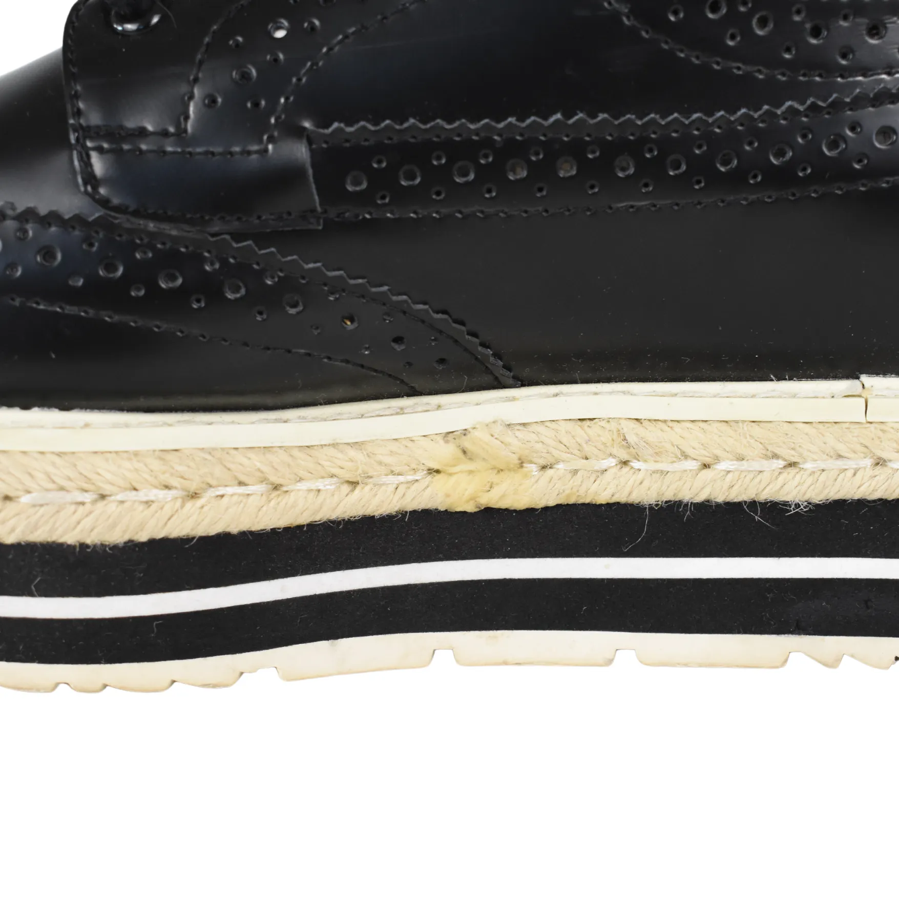 Prada Platform Brogue Loafers - Women's 38