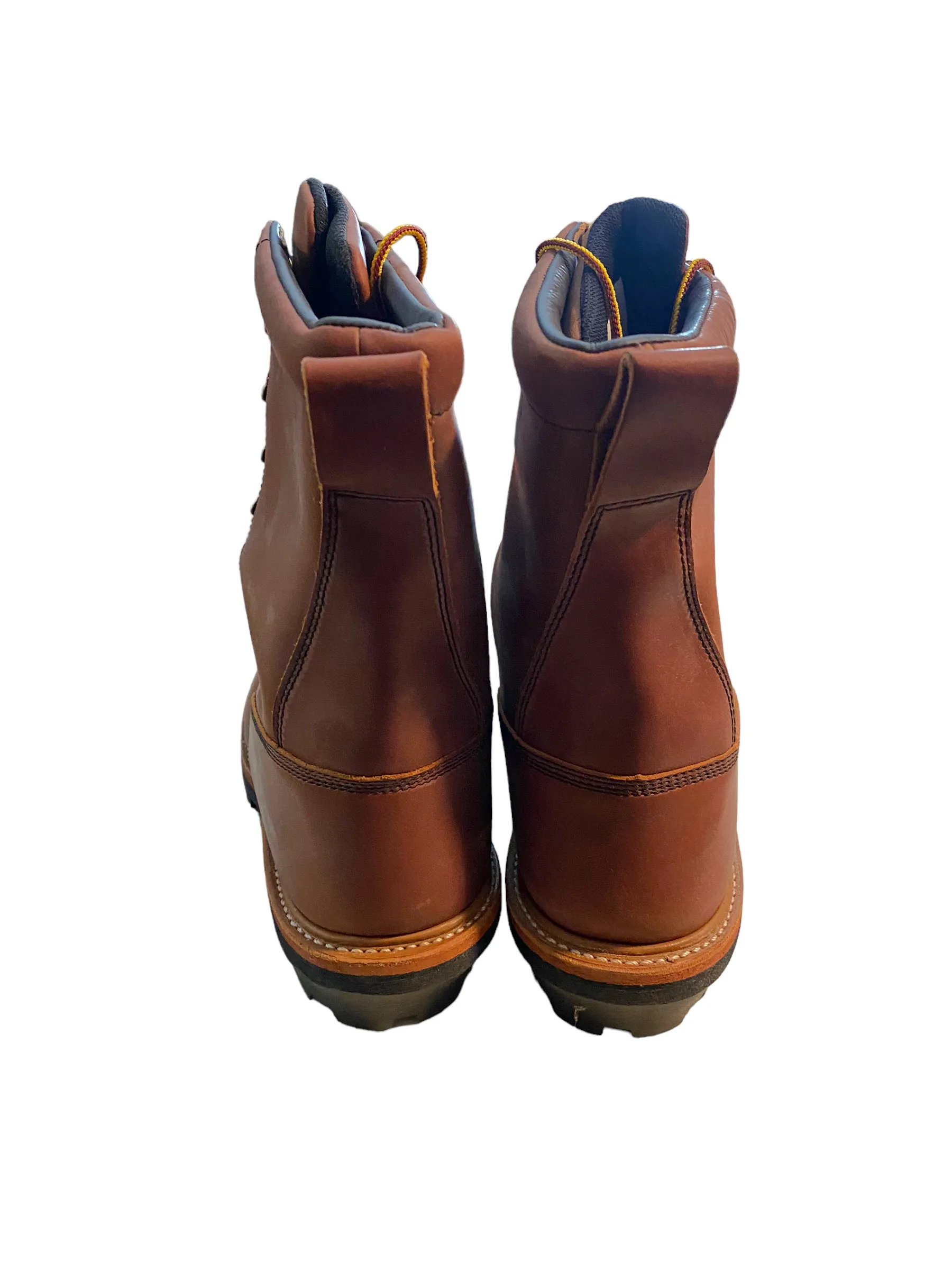 Red Wing Brown Leather Work Boots