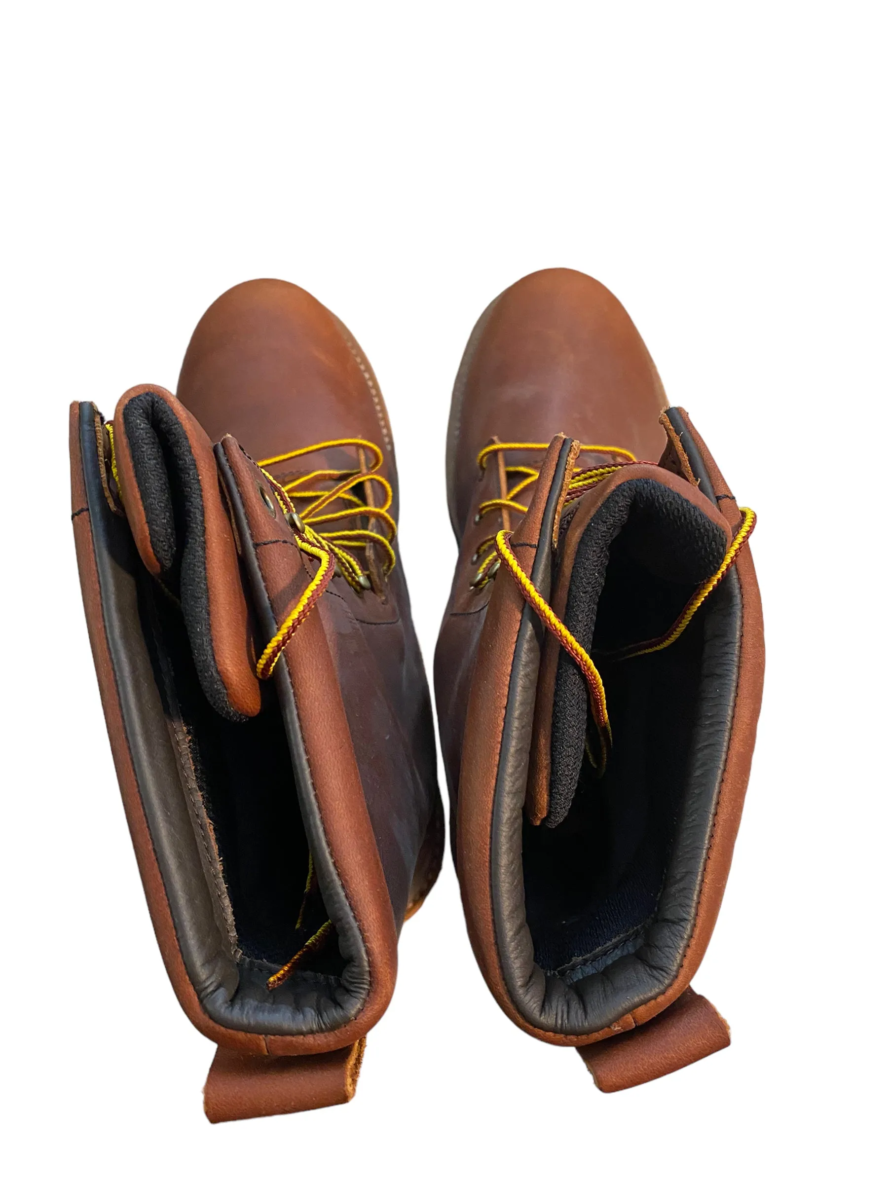 Red Wing Brown Leather Work Boots