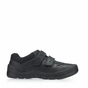 Rhino Boys School Shoe Warrior Black