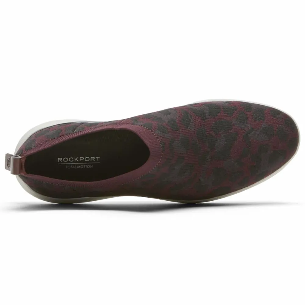 Rockport Women TM SPORT HIGH SLIP OXBLOOD/LEOPARD