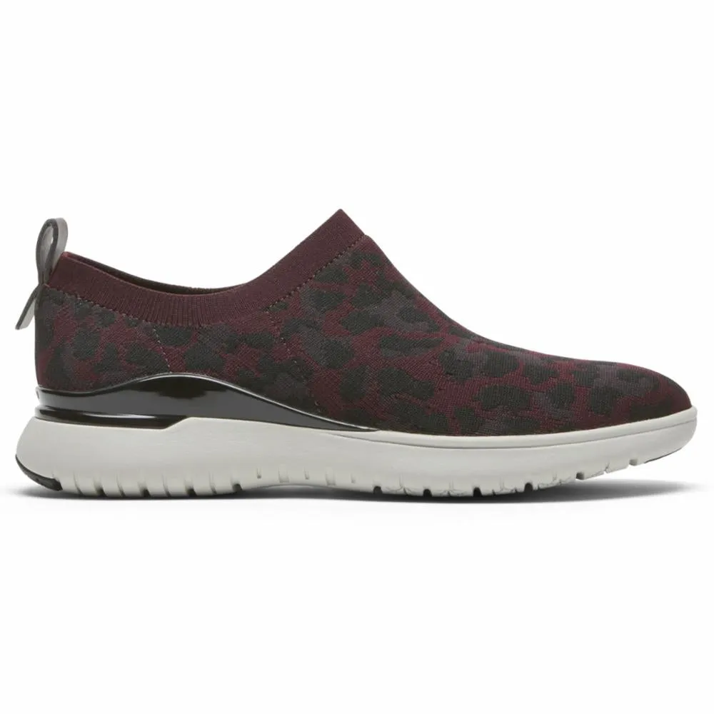 Rockport Women TM SPORT HIGH SLIP OXBLOOD/LEOPARD