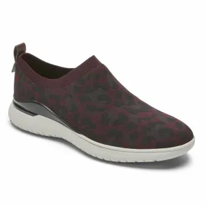 Rockport Women TM SPORT HIGH SLIP OXBLOOD/LEOPARD