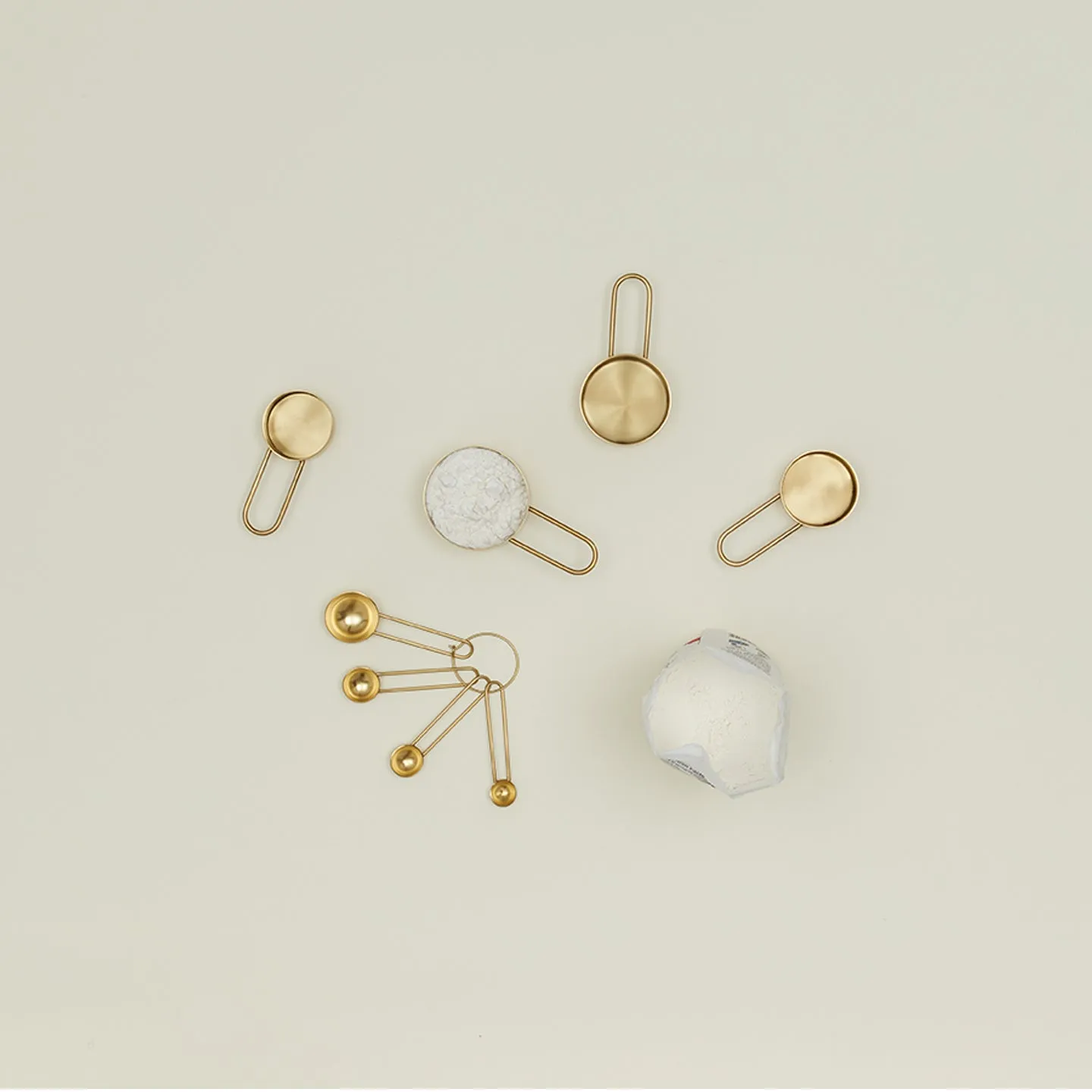 Simple Brass Measuring Cups