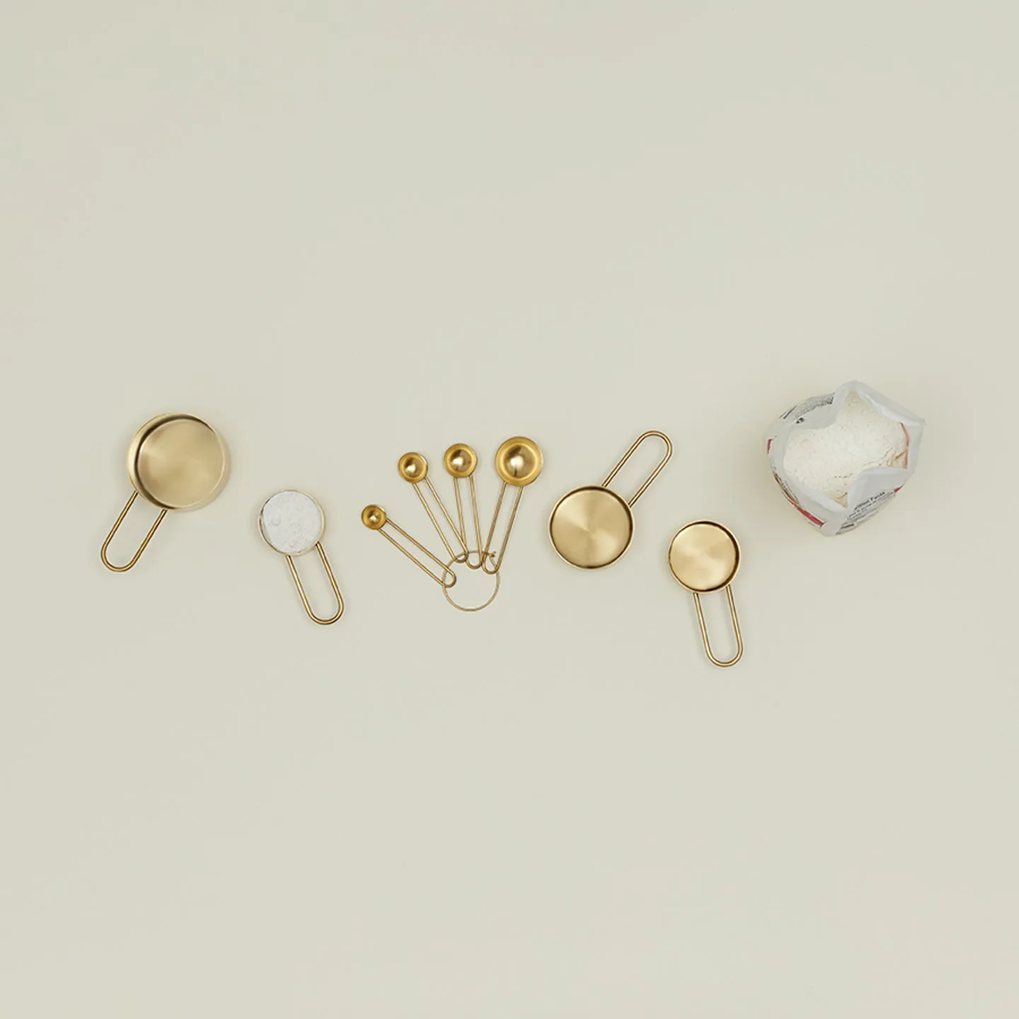 Simple Brass Measuring Cups