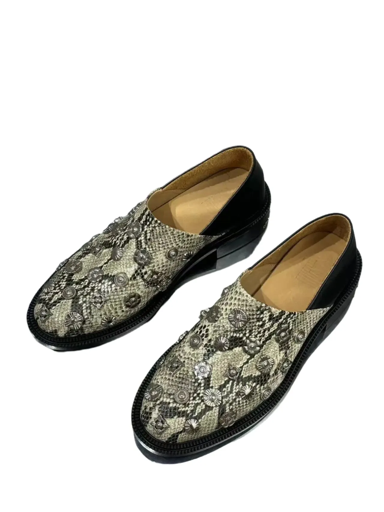 Snakeskin Multicolor Loafers