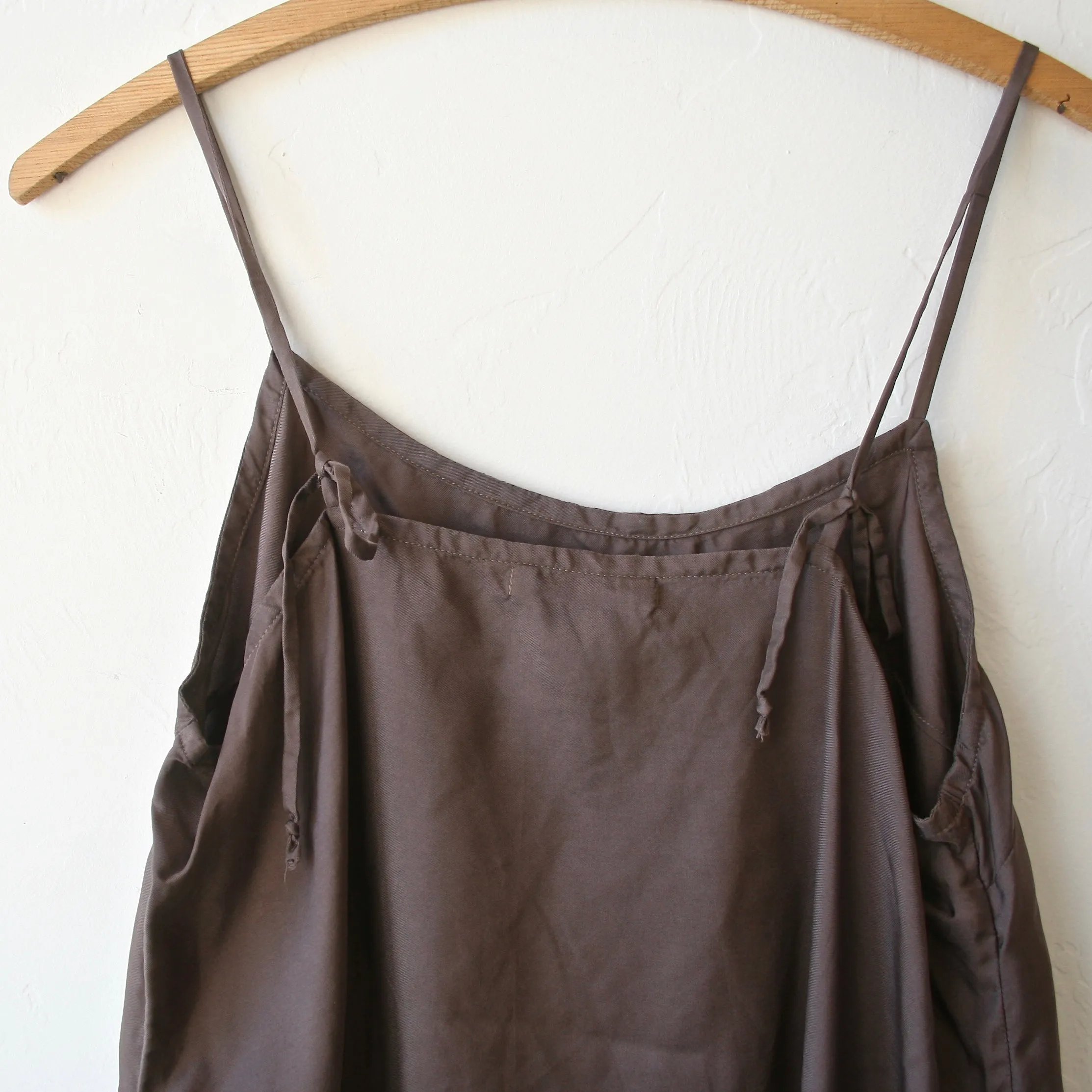 Sula Silk Slip Dress - Mushroom