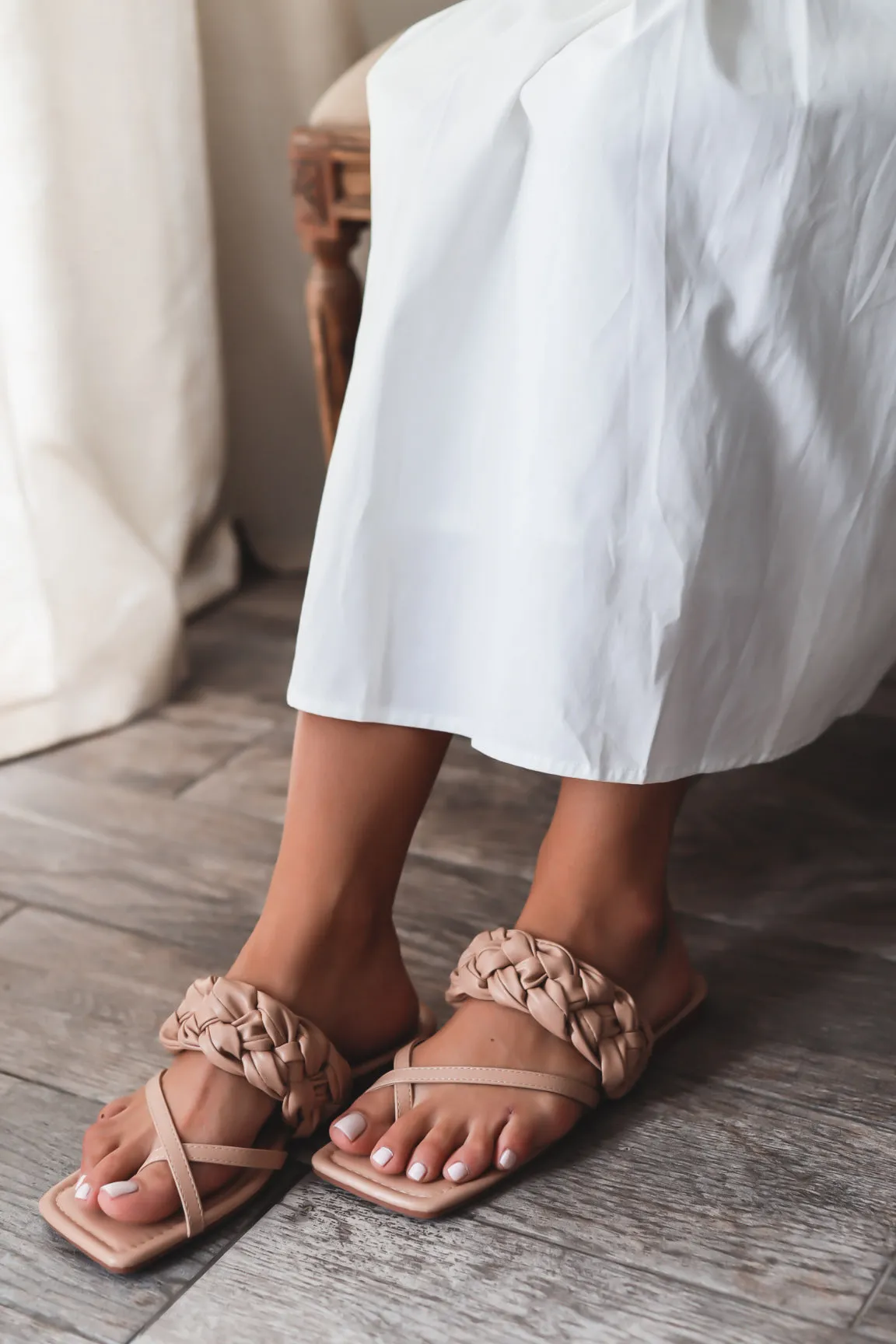 The Sia Braided Sandal-FINAL SALE