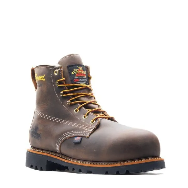 Thorogood Men's 6" American Legacy Crazy Horse Waterproof Insulated Nano Comp Toe Work Boot