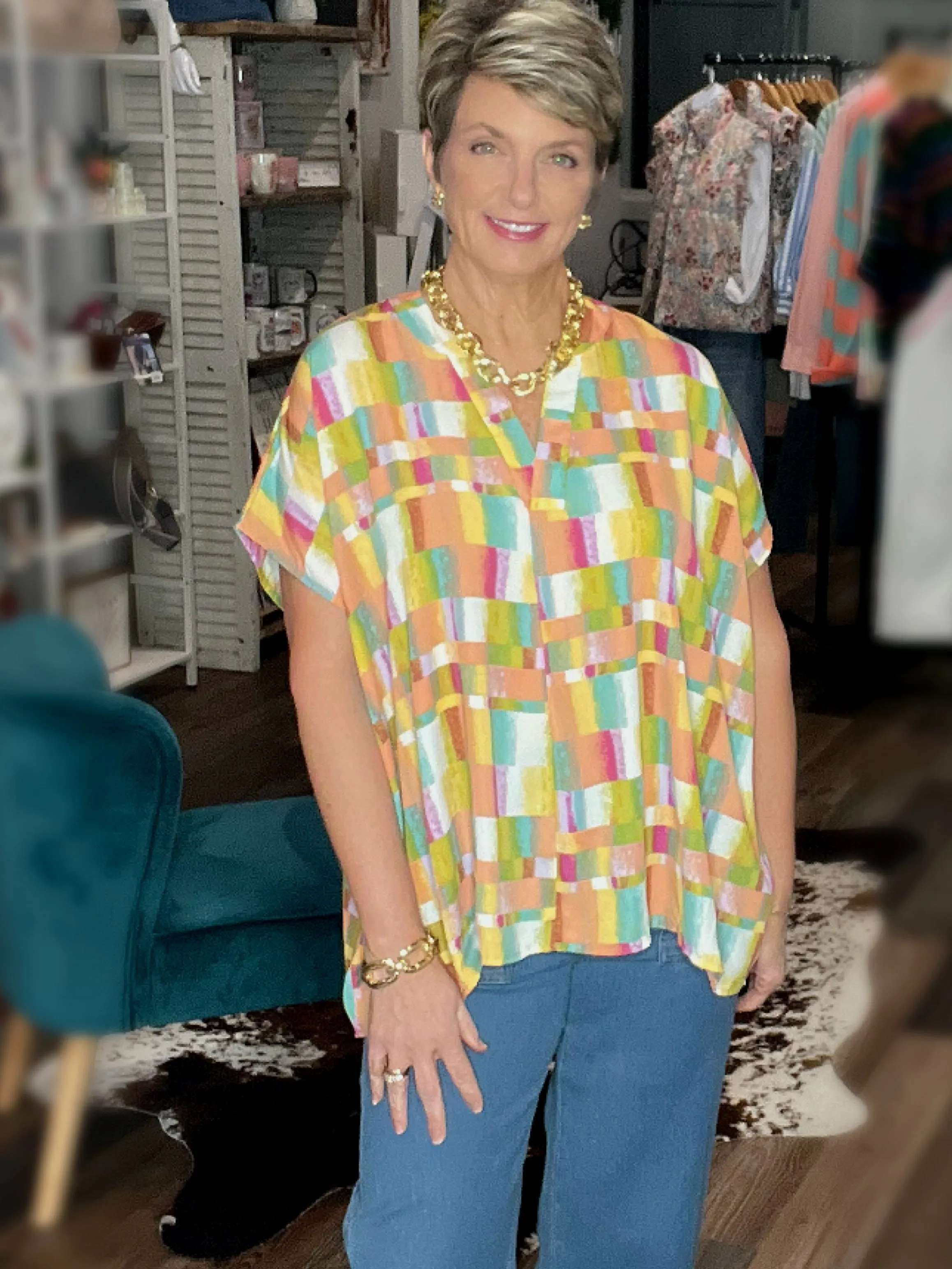 Too Hip to Be Square Top