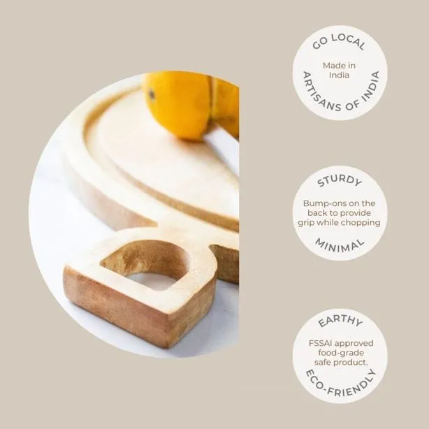Trough Mango Wood Chopping Board