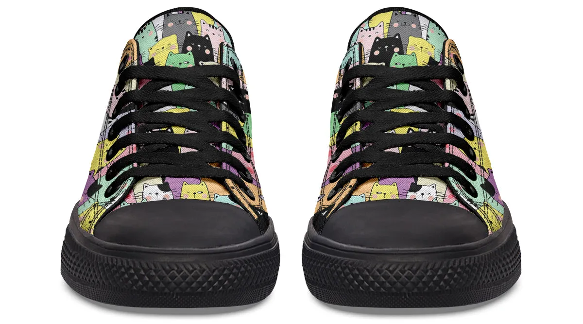 You've Got To Be Kitten Me Low Tops